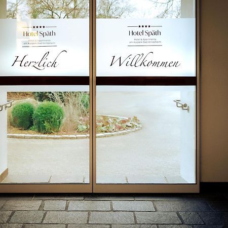 Hotel Am Kurpark Spaeth Бад Виндсхайм Екстериор снимка